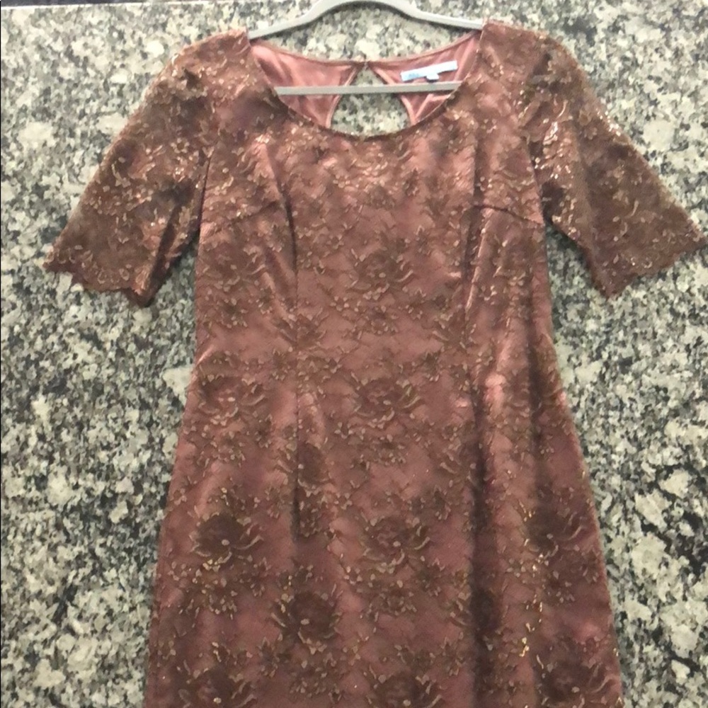 Antonio Melani Lace overlay dress